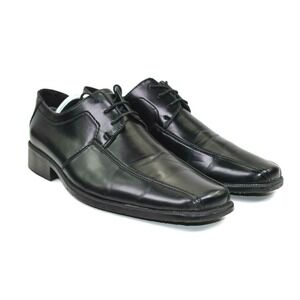 Tim Evans Men's Black Dress Shoes‎ Bicycle Toe England size 13